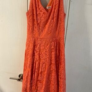 Women’s coral dress